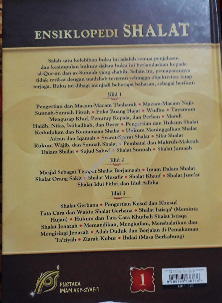 Jumlah rakaat shalat witir ada dalam salah satu bahasan di buku Ensiklopedi Shalat ini.